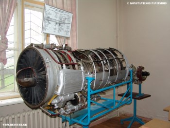 АИ-25 авиационный двухконтурный турбореактивный двигатель © Konstantinos Panitsidis